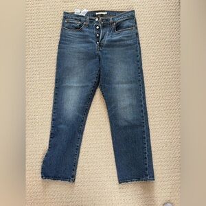 Classic Women’s Levi’s Wedgie Straight Blue Denim Jeans